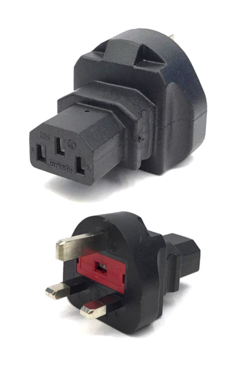 BS1363 to C13 adaptor with FUSE